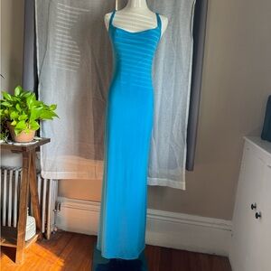 Lulu's Vibrant Blue Maxi Dress